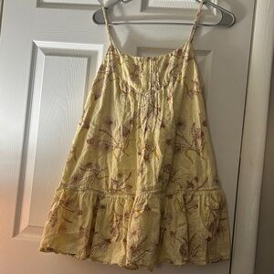 Urban Outfitters Yellow Floral Mini Dress